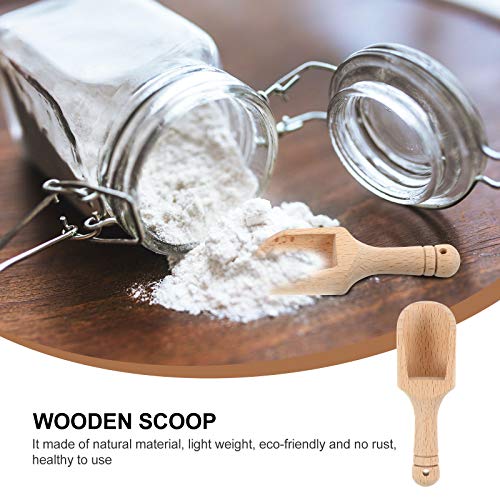 4 peças pá de sal colher de madeira pá de chá colher de chá colher de chá para uso diário