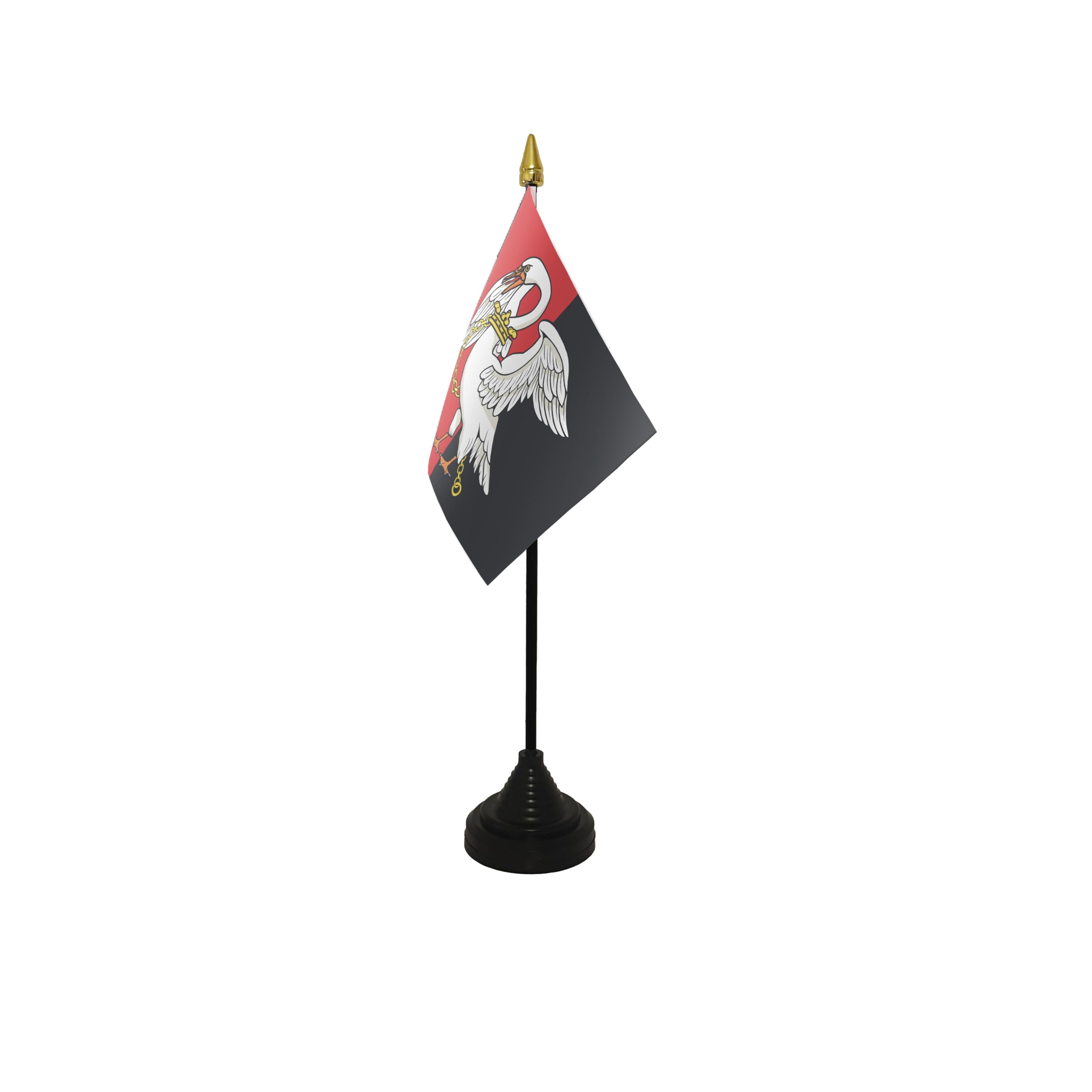 Flagtex Buckinghamshire New Small Table Flag With Black Base — image 1