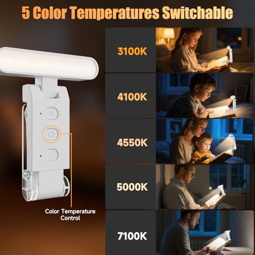 Lampe de lecture à 5 températures de couleur et 6 intensités - 3