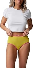 MAWASHI Topanga Collection Women's Hipster Panties – 5 Colours – Sizes S to L – Comfortable Lingerie – Covering Cut – High-Low Hips