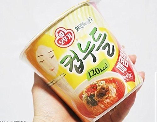 Ottugi Korean Instant Diet Ramen Low Calories 120Kcal Diet Snack,Hot Soup Noodle (Spicy Noodles Flavour, 120Kcal X 15Pcs) #TOP3