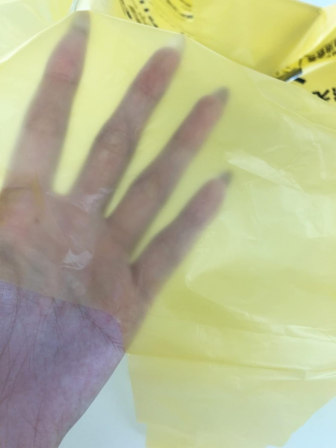 Japax Aomori City Designated Bag, Garbage Bags, Yellow, Length 31.5 x Width 15.7 inches (80 x 40 cm), Depth 9.8 inches (25 cm) x Thickness 0.001 inches (0.025 cm), 15.7 gal (45 L), Flammable, Handed,