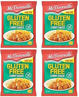 Mc Donnells Gluten Free Curry Sauce 4 x 50G Sachets