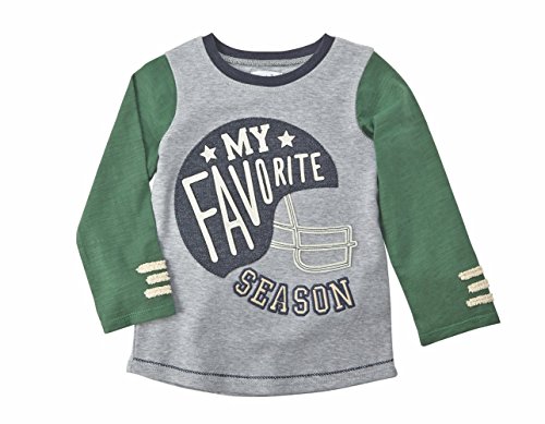 T-shirt football manches longues Mud Pie vêtements garçons sans irritation