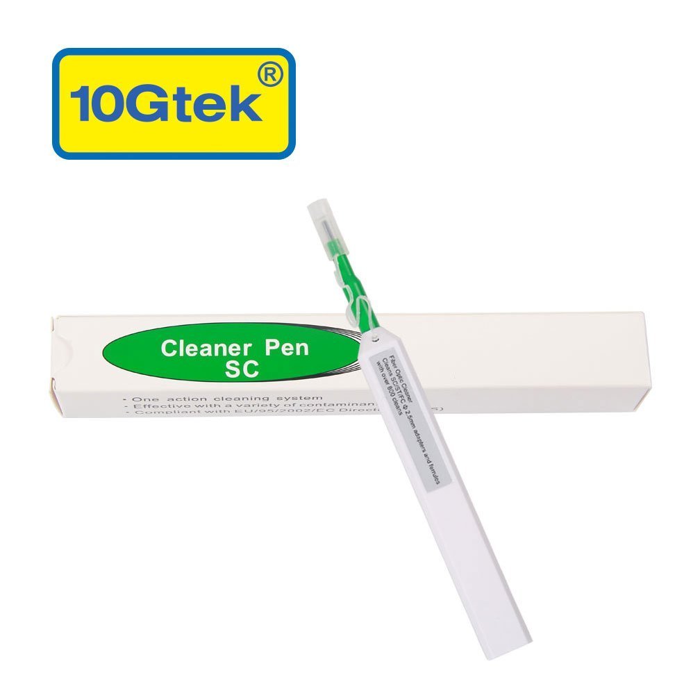 10Gtek® Nettoyeur de Fibre Optique (Fiber Optic Cleaner) pour Connecteurs 2.5mm FC/SC/St/ E2000