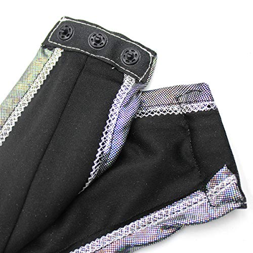 Women Holographic Metallic Hooded Bodysuit Sexy V Neck Long Sleeve Jumpsuit Zip Up Bodycon Romper For Rave Festival #TOP6