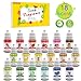18 Soap Making Scent - Liquid Soap Fragrance Oils Set for DIY Bath Bomb, Soap Making Supplies, Slime - Concentrated Food Grade Soap Flavoring Bath Bomb Scents for Cosmetic, Crafts - 10ml/0.35oz Each