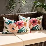 KWLET Fundas Impermeables para Cojines de Exterior, Patio