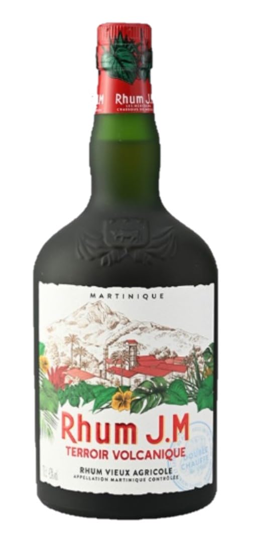 JM Rhum J.M Terroir Volcanique: Aged Rhum Agricole AOC/Distilled, aged and bottled in Martinique / 43% vol, 70cl
