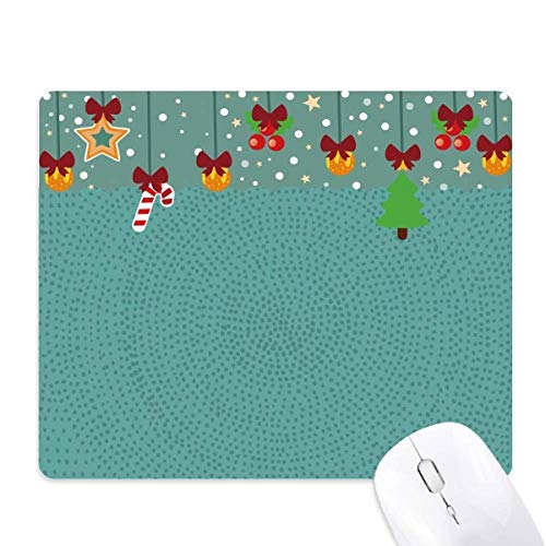 Tapis de souris en caoutchouc bleu à pois pour bureau