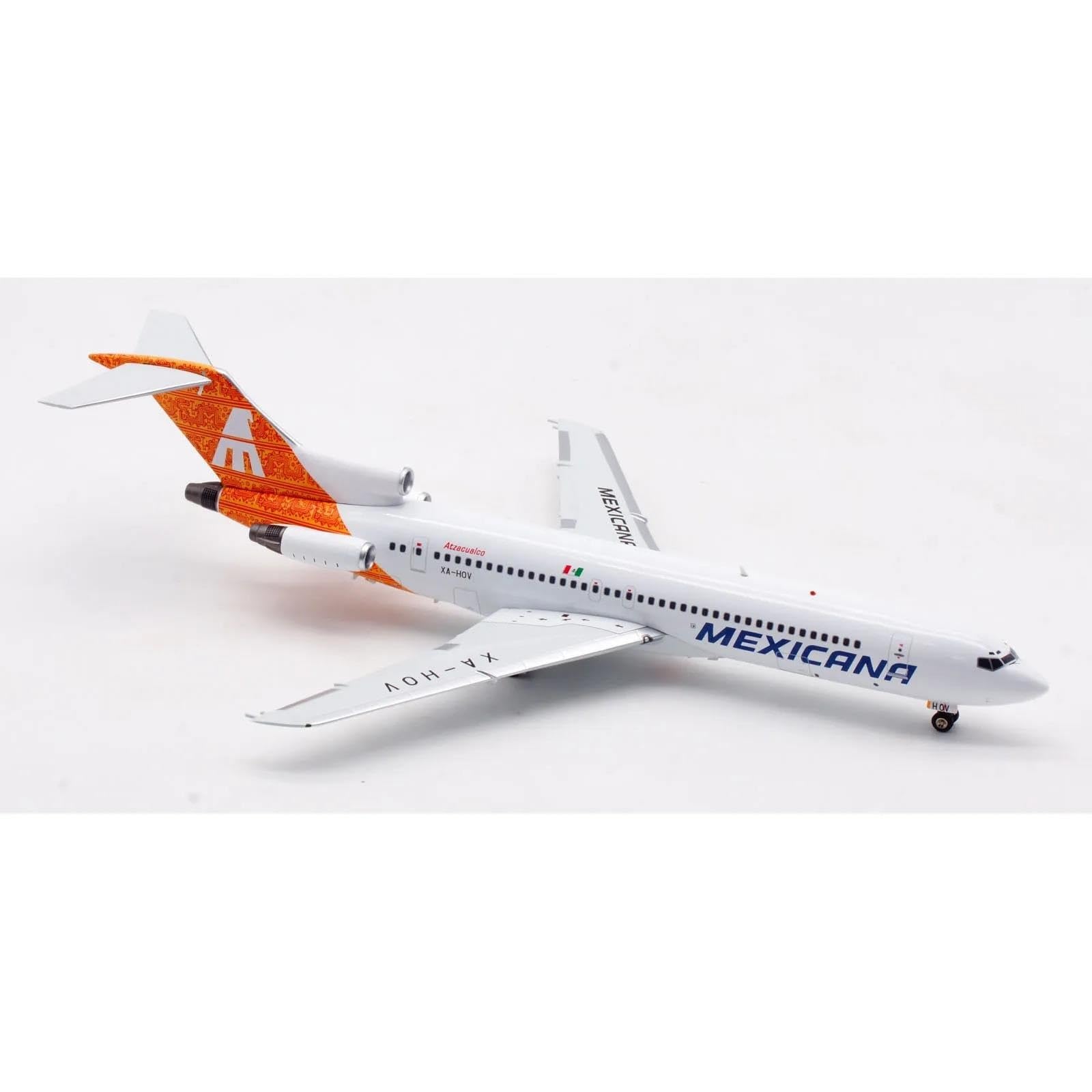 Model samolotu metalowy Model samolotu 1:200 dla Mexicana Airlines B727-200 odlewany model samolotu odrzutowiec Model samolotu skala Model samolotu