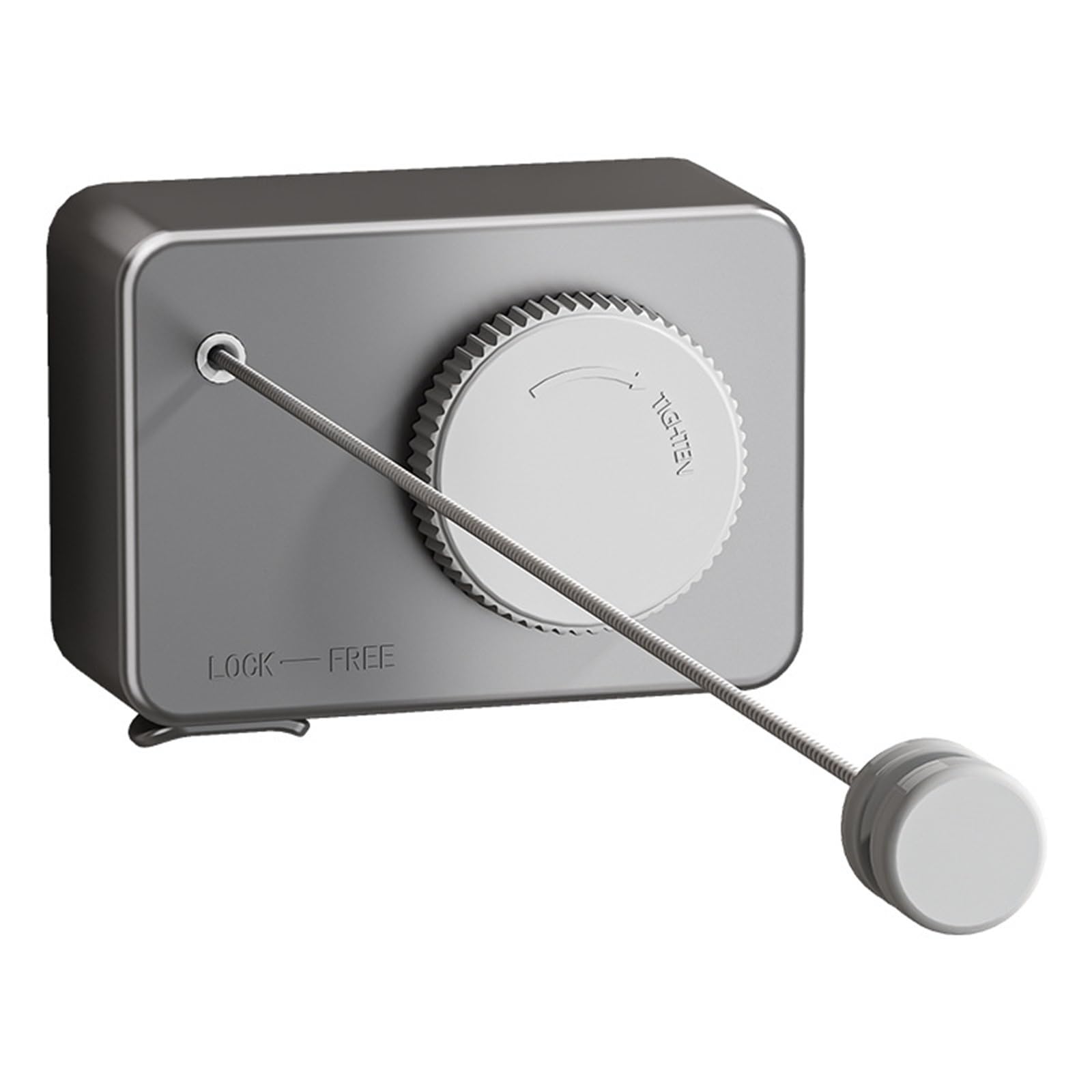 Retractable Clothesline Invisible Clothesline Clothes Drying Bathroom Balcony for Bathroom, Hotel(Grigio.)