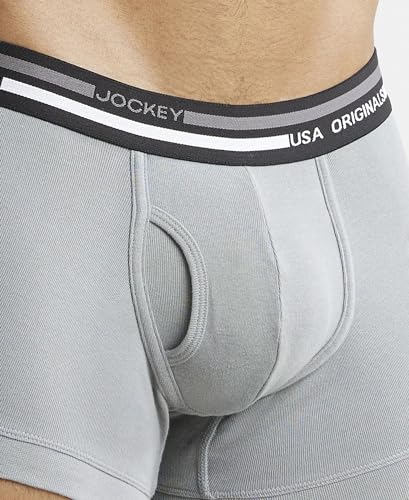 Image of Jockey UI22 Men Super Combed Cotton Rib Trunk with Ultrasoft Waistband