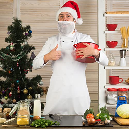 300 Pcs Disposable Beard Net With Elastic Bands Comfortable Protective Beard Nets For Men Food Service Disposable Breathable Beard Covers For Men Work Cooking Cleaning (White) #TOP3