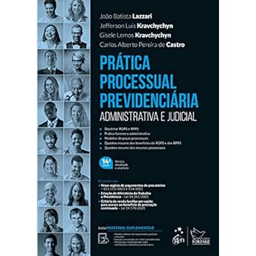 Capa do livro Prática Processual Previdenciária - Administrativa e Judicial