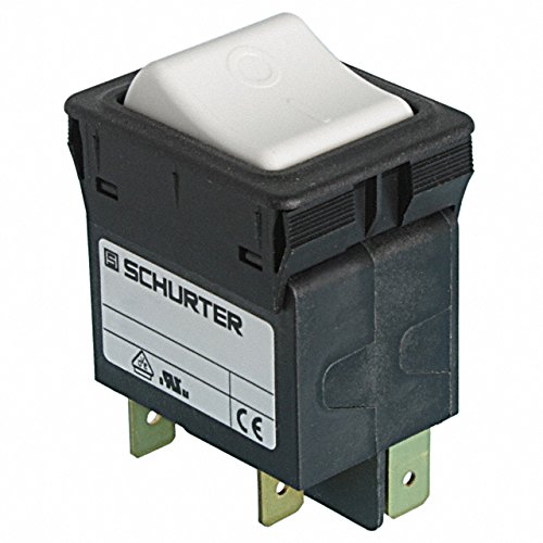 4435.0042, Circuit Breaker 2-P1 Thermal Overload 6A White QC Snap TA35 Series