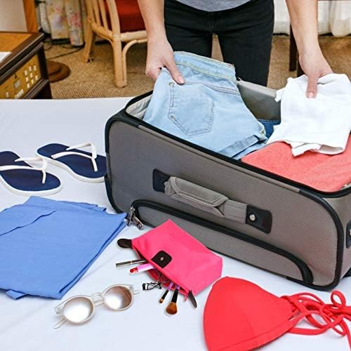 10pcs Travel Comestic Bags TAROME Multicolour Dumpling Shaped Storage Bag Small Zip Makeup Organizer Bag Waterproof Bathroom Toiletry Clutch Pouch for Girls Women
