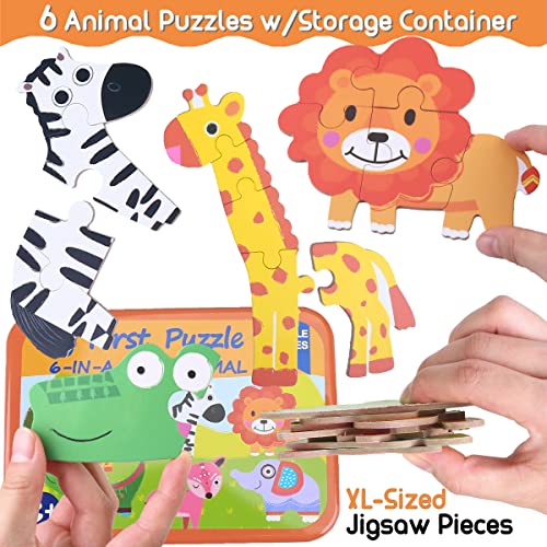 MONTESSORI MAMA Ultimate Toddler Puzzles Gift Pack | Montessori Toys for 1 Year Old and Up | Toddler Learning Toys and… - Image 6