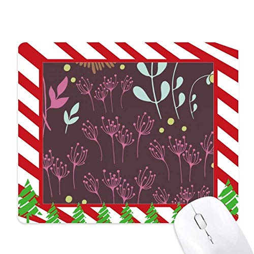 Tapis de souris fleur sombre antidérapant grand format avec motif