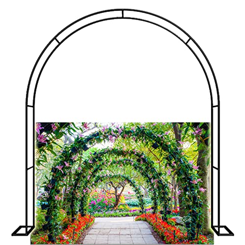 Pergola en treillis tubulaire antirouille pour décorations de mariage et fêtes en plein air
