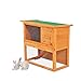 PawHut Conejera Madera Jaula para Conejos o Casa para Animales Pequeños 90x45x80cm...