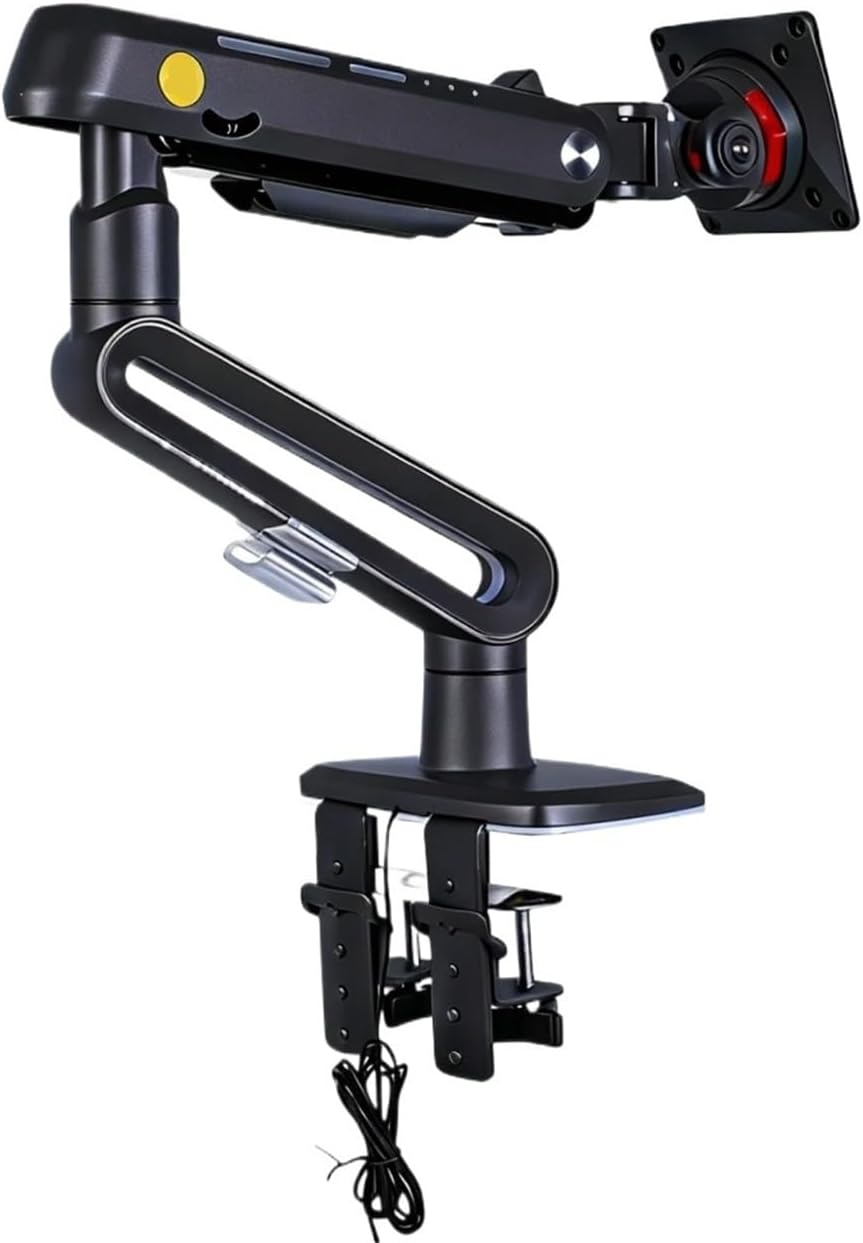 RGB Ultrawide Screen Desk Mount for 32-60 Inch Screens, Multi-Angle Adjustable Long Arm, 20KG Capacity