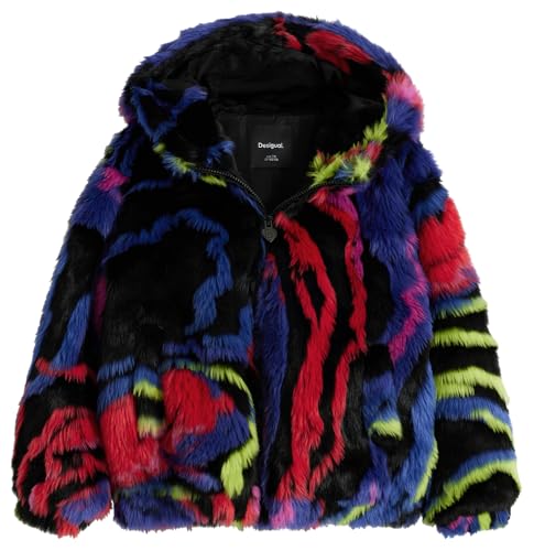 Desigual COAT_WAVES_LACROI, 9019 TUTTI FRUTI, 7/8