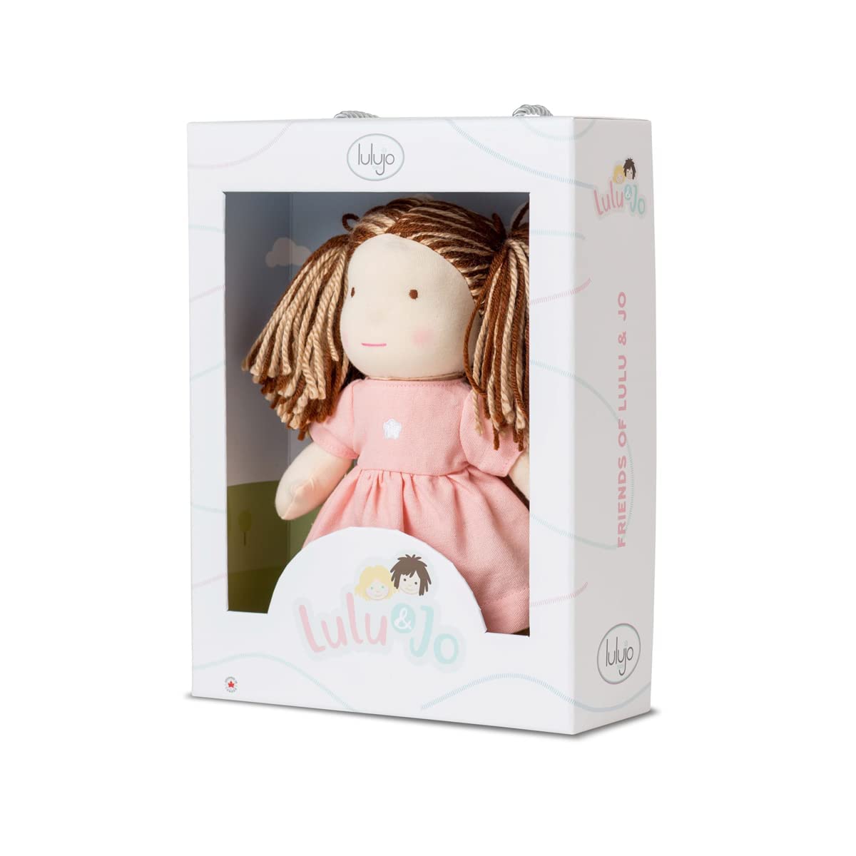 lulujoDoll | 10 inches| Heirloom Quality| Fine Craftsmanship and Detailed Handwork| Waldorf Style (Madi)