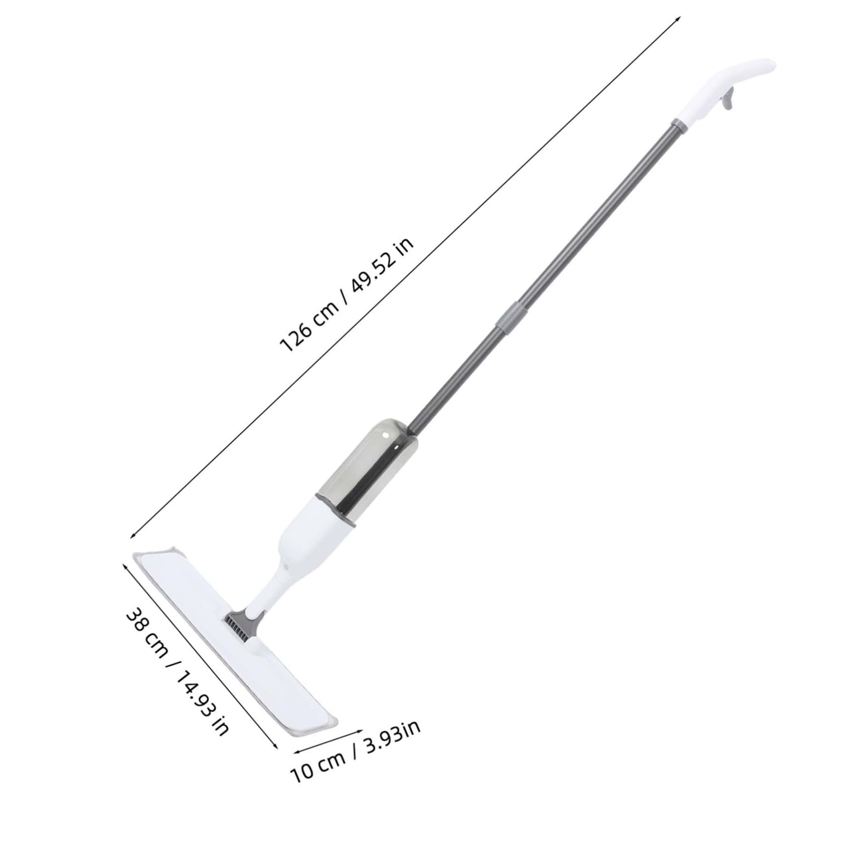 Spray Mop Lavapavimenti in Microfibra, 350ml, Bianco
