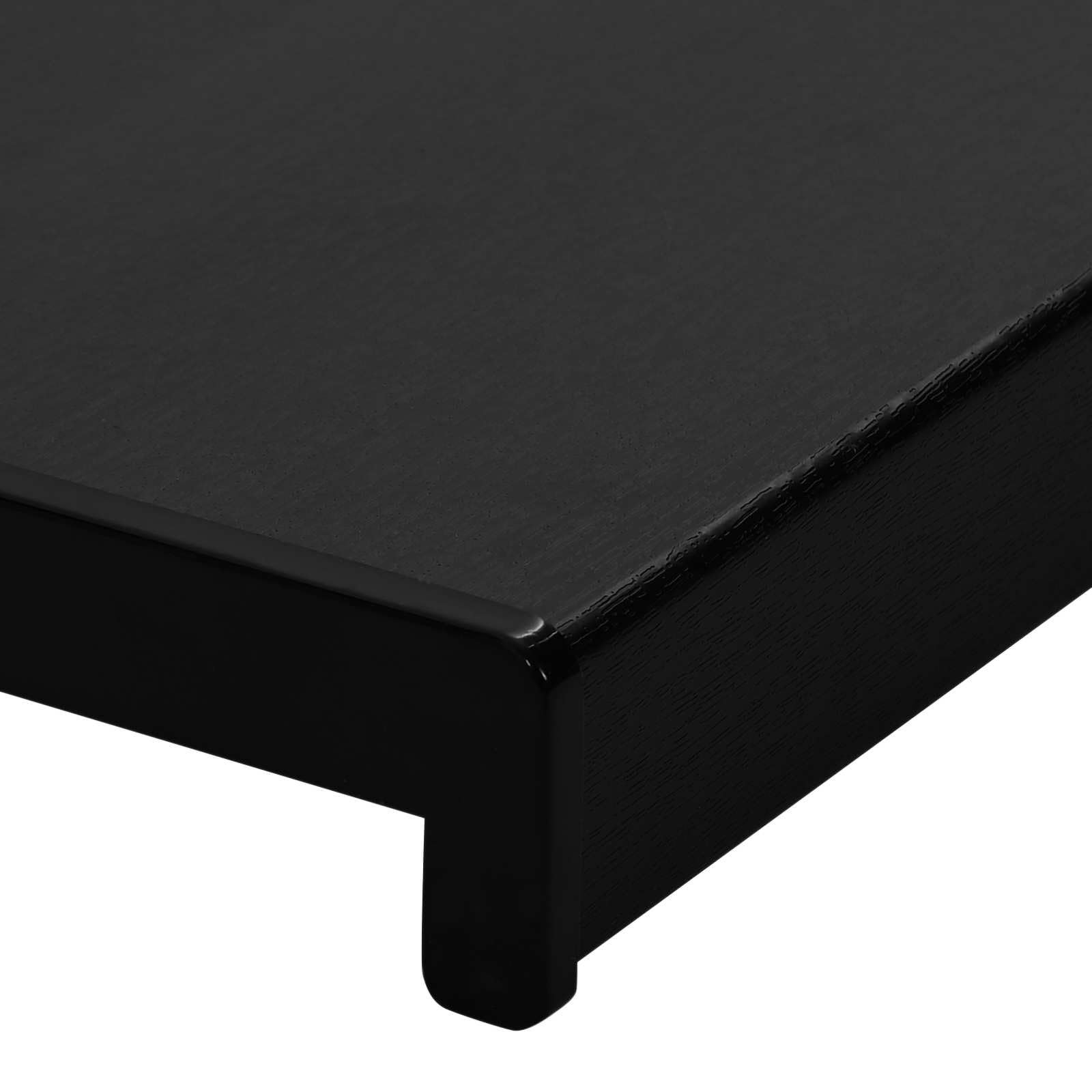 Czarny PVC 120 x 30 x 4,5 cm | Wodoodporny, łatwy w czyszczeniu, do użytku zewnętrznego, klej do montażu