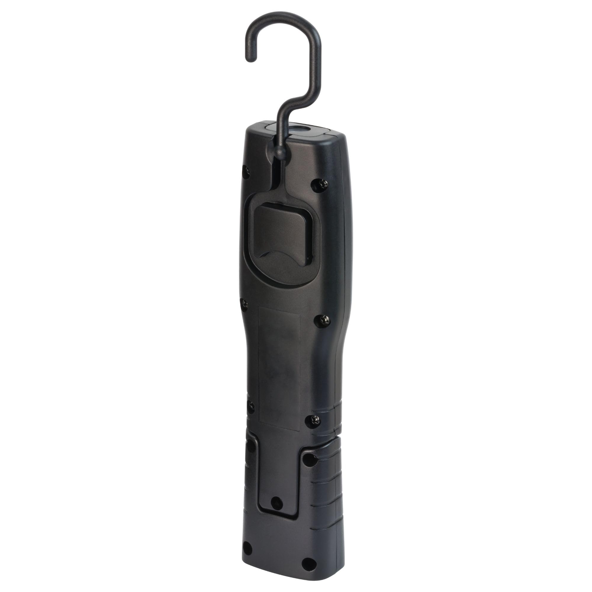 Brennenstuhl Linterna de taller LED recargable HL 201 A/Linterna mecánica LED con batería recargable (250 + 70lm, base articulada, con imán y gancho, incluye cable USB C)
