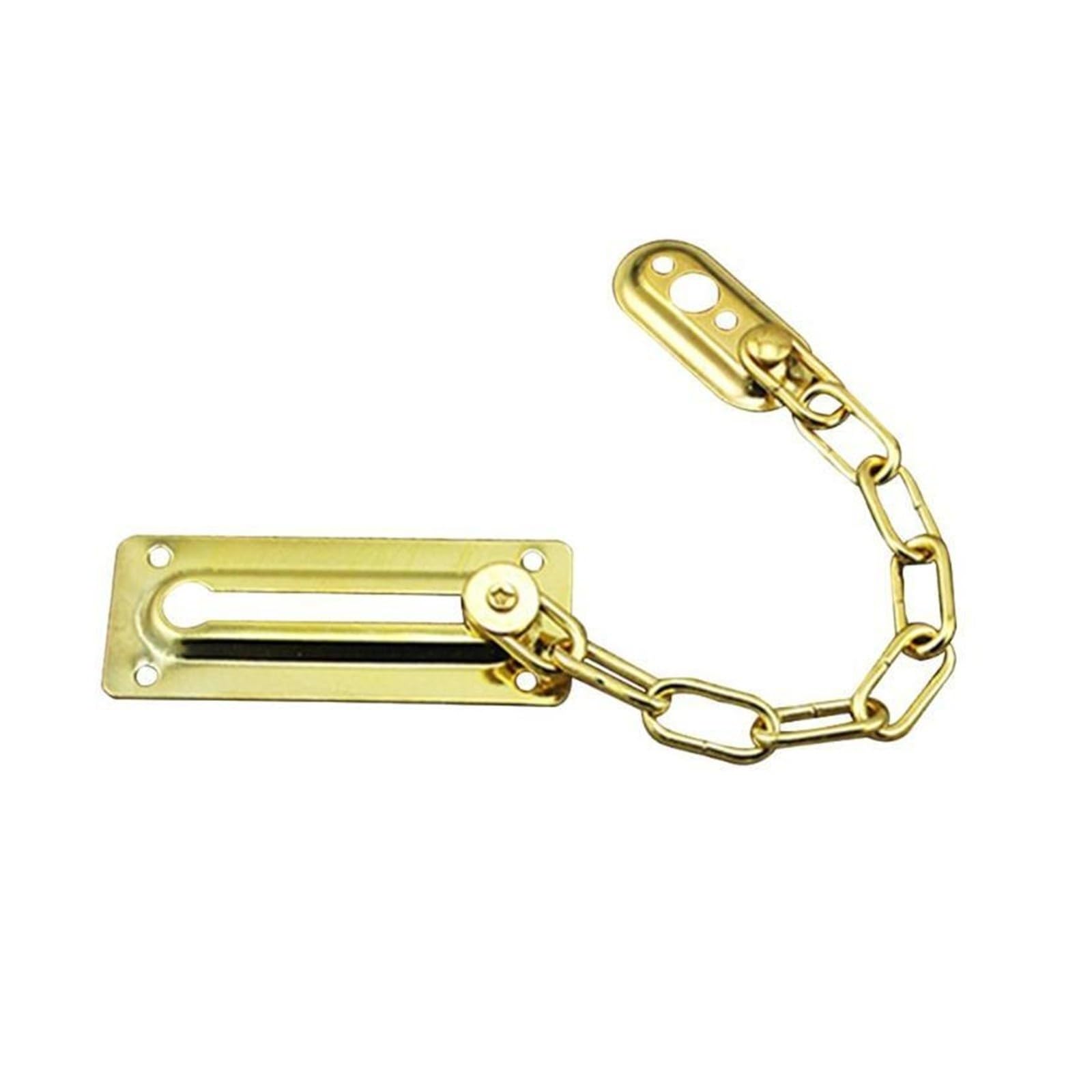 Serrures à boulons de chaîne protection porte en acier inoxydable(Gold)