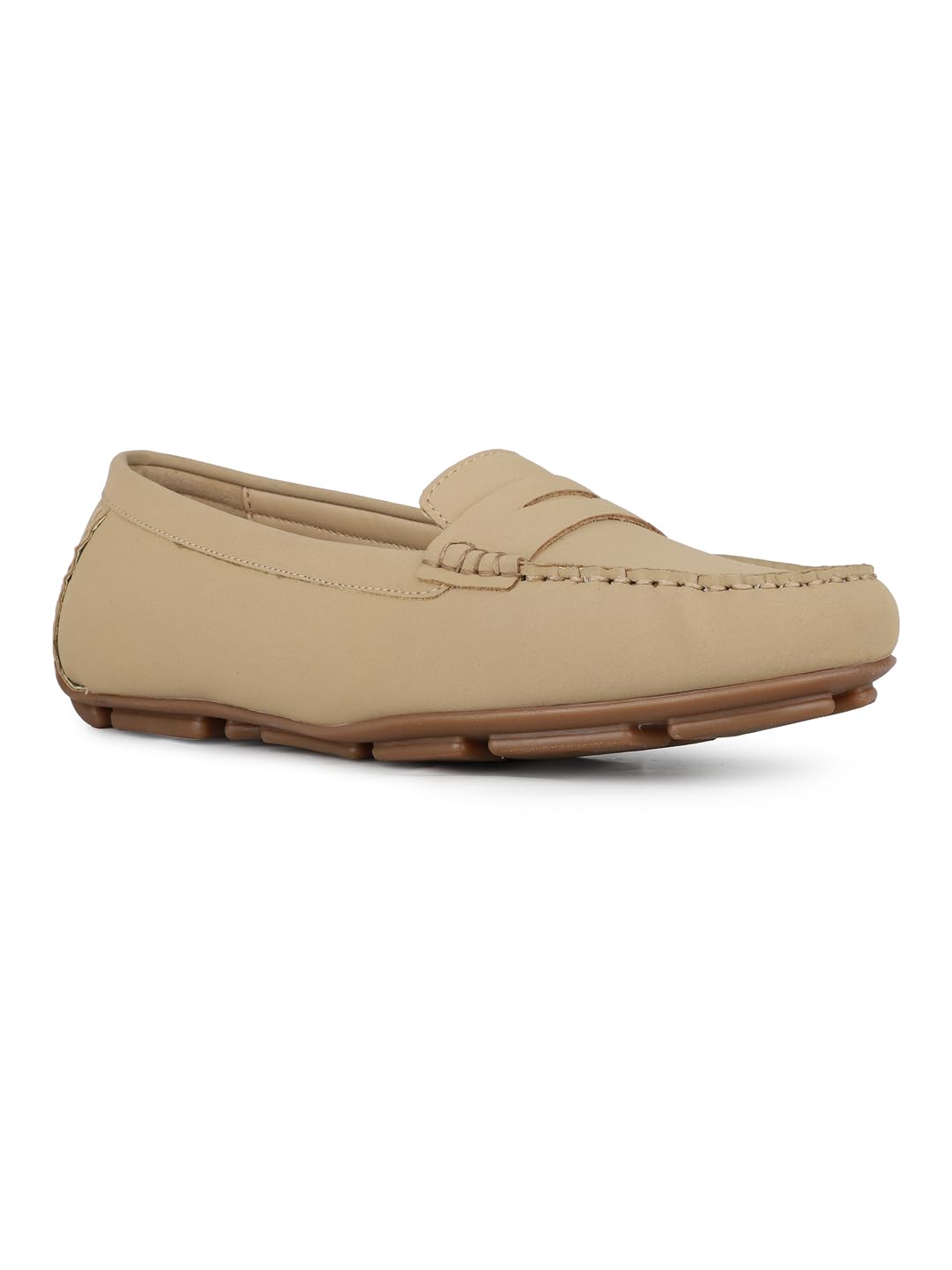 inc.5 Womens Women Beige Casual Solid Round Toe Loafer Shoes Loafer-picture-21