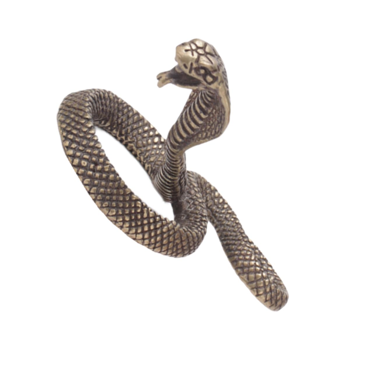 Amazon｜NUOBESTY 復古デザインの製眼鏡蛇フィギュア