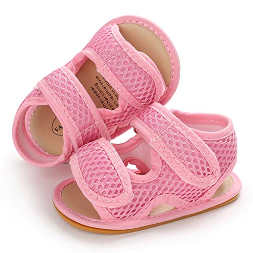 Image of RVROVIC Baby Boys Girls Sandals Premium Soft Anti-Slip Rubber Sole Infant Summer Outdoor Shoes Toddler First Walkers