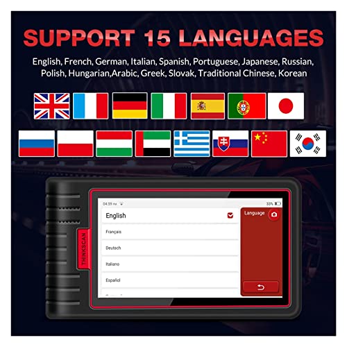 Compatibel met Thinkcar Thinkscan Max Auto Diagnostische Scan Tool Volledige Systeem OBD2 Scanner 28 Reset TPMS IMMO ECU… - Image 5