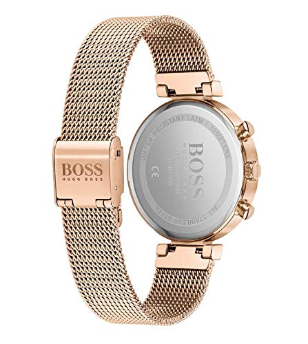 Hugo Boss Montre Ip Rosé Cadrans Femmes Flawless 1502553 - vue 4