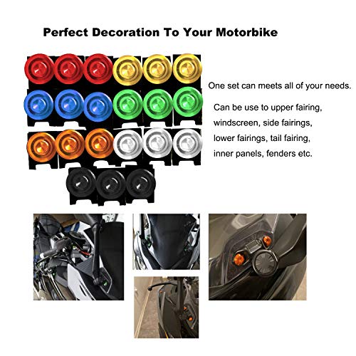 image for COBIKE Motorcycle Fairing Bolt Kit Screws Fasteners Fixing Sportbike f