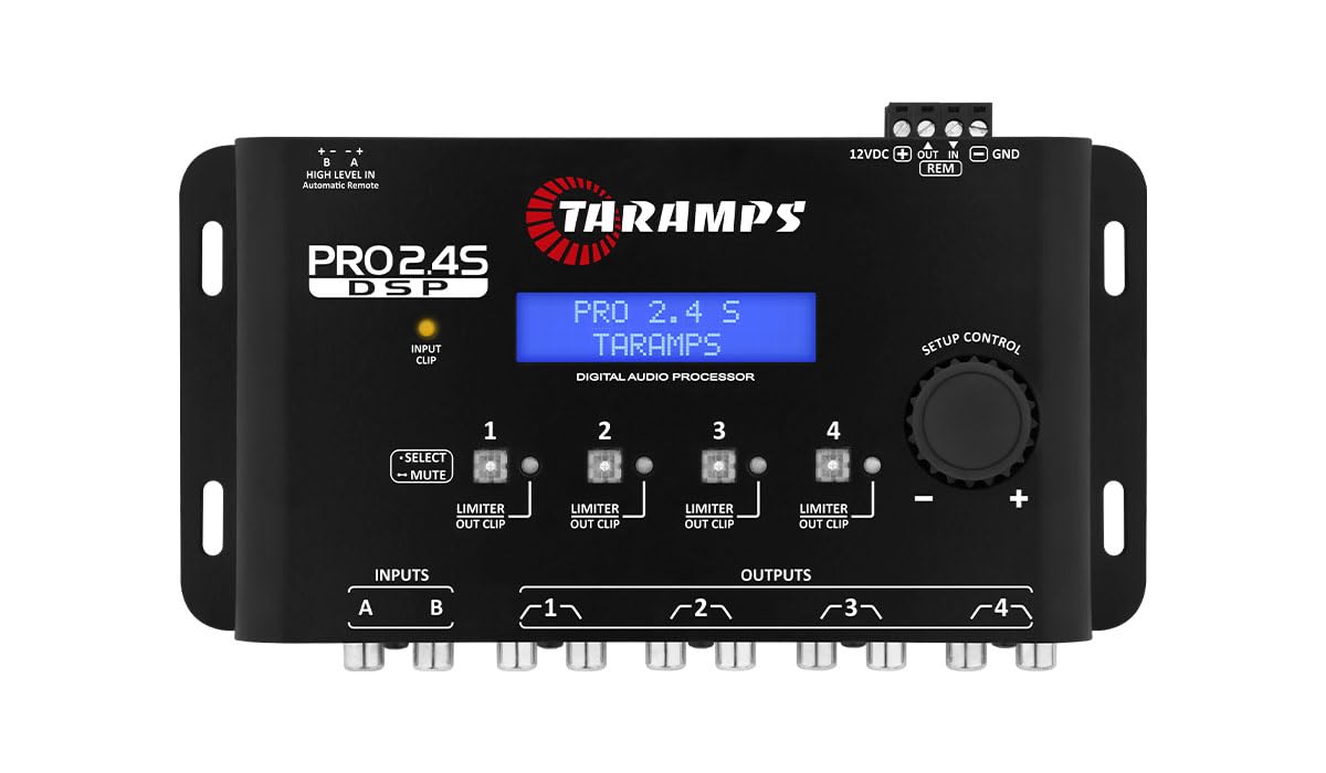Amplificador de audio para automóvil - HD 3000 2 homis 3000 Watts RMS 1 canal + TS 400 2 homis 4 canales + Procesador de audio digital Pro 2.4S