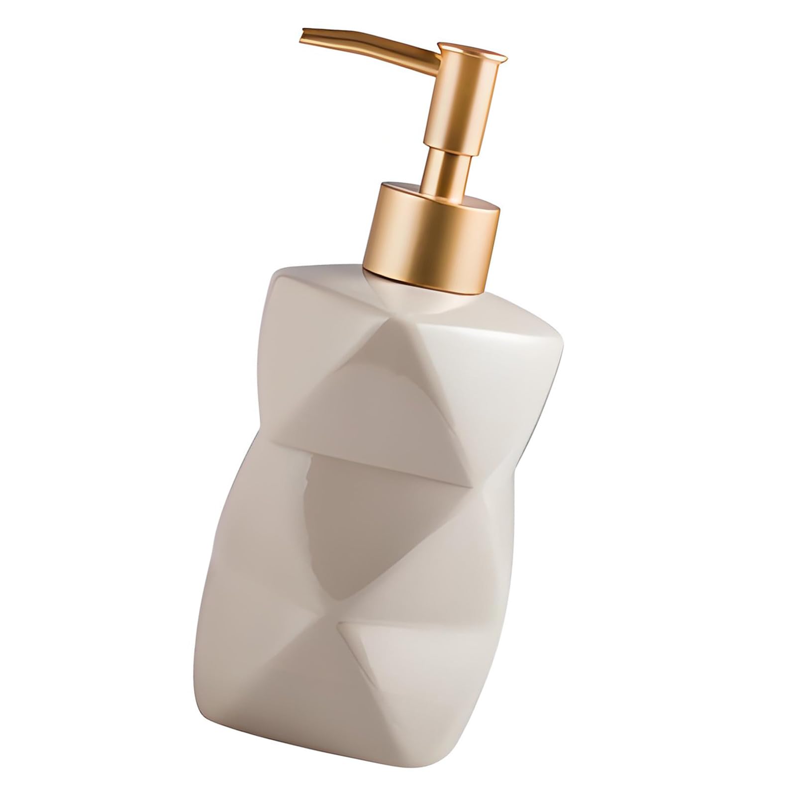 JSGHGDF Porcelain Soap Dispenser with Finger Friendly Pumps Ceramic Bottle Dispenser for Daily Use Not Fall Soap Container