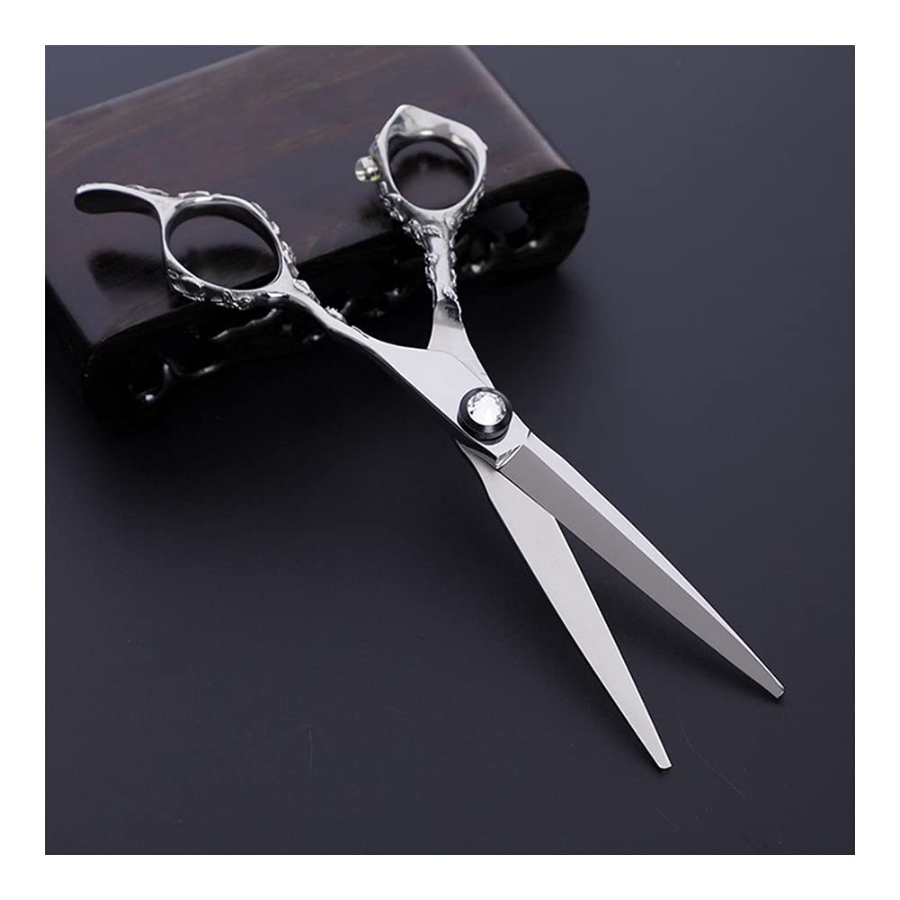 Tijeras para mascotas, mango de flor de ciruelo de 6,0 pulgadas, tijeras de corte de pelo profesionales, tijeras para flequillo, tijeras de corte de pelo para el hogar Tijeras para cortar el pelo