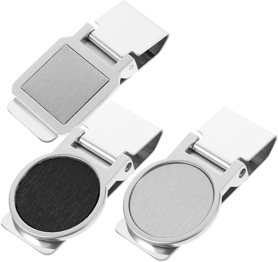 LIFKOME 3pcs Stainless Steel Money Clip