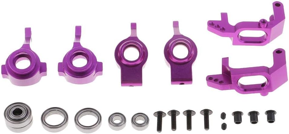 bnf® 1/10 Model Cars Steering Hub Upgrade Set for HSP Redcat Volcano EPX Purple| RC Model Vehicle Parts & Accs |Toys & Hobbies