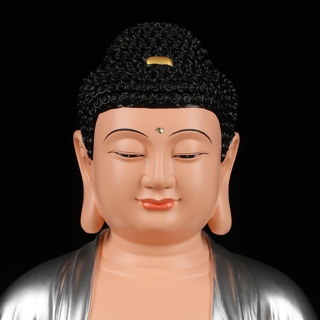 Estatua De Buda para Interiores Adornos Zen De Resina For Adoración En El Hogar, Buda III, Sala De Estar, Estudio, Meditación, Manualidades Estatua De Buda Meditando