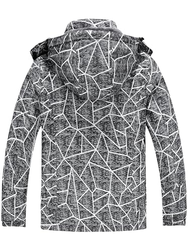 Image of Wantdo Women's Mountain Waterproof Ski Jacket Windproof Rain Jacket Winter Warm Hooded Coat
