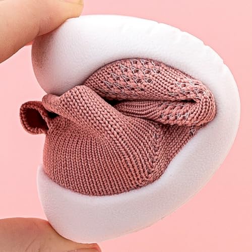 LLTMALL Baby First Walkers Shoes – Elastic Mesh Slip-On Sock Sneakers with Non-Slip Sole, Breathable Soft Sole for Infants Learning to Walk2