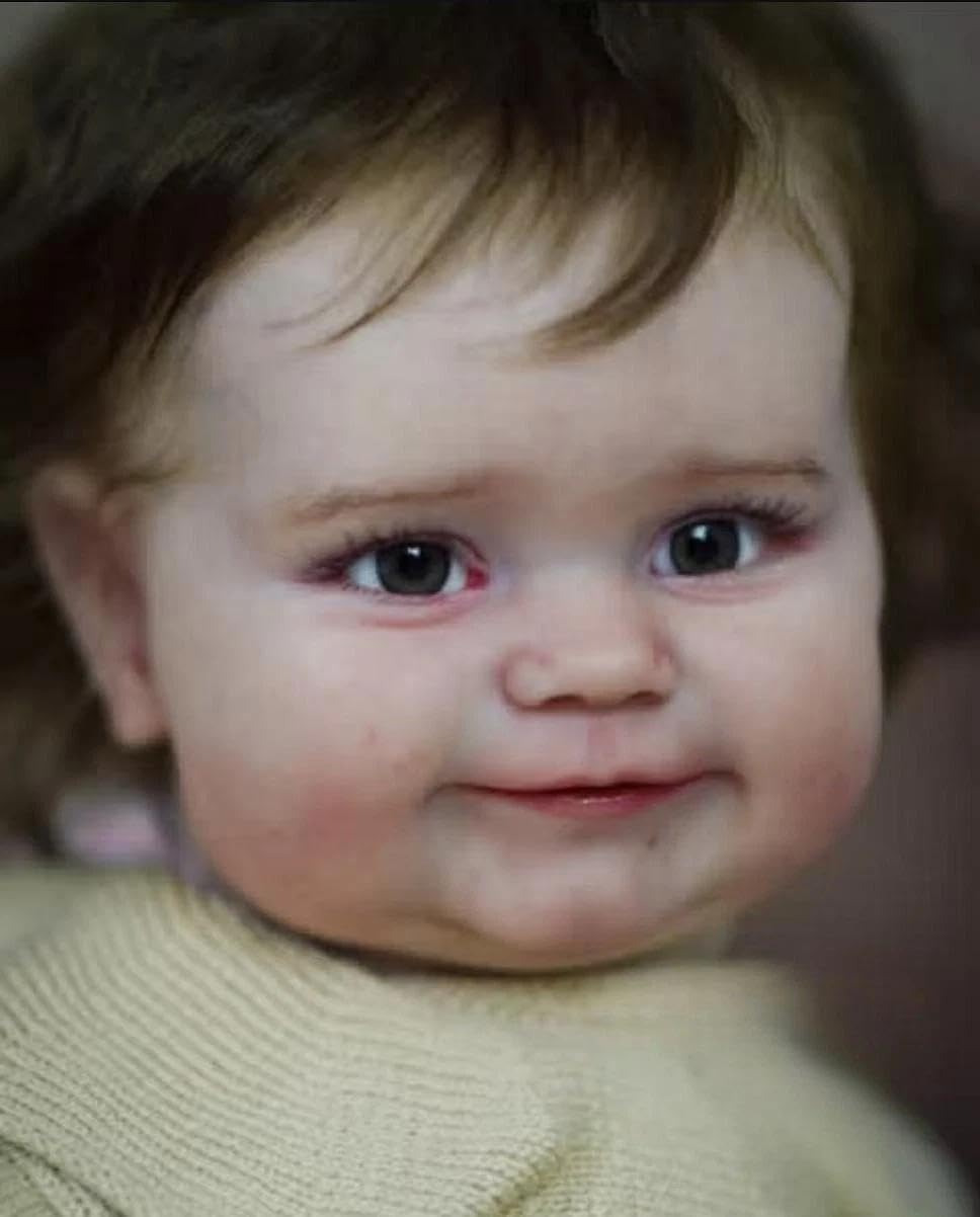 RXDOLL Prawdziwe lalki dla niemowląt, silikonowe, na całe ciało, winylowe, 50 cm, słodki uśmiech, Reborn Baby Dolls Girl Realistyczne lalki dla noworodków, realistyczne lalki Reborn z akcesoriami do