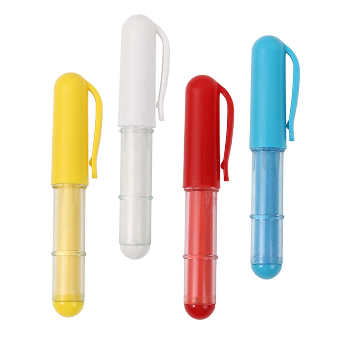Tiza de Tela para Coser, 4 Piezas, Marcador Lavable Tapa