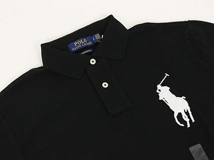 ラルフローレン ブラック ポロシャツ Lサイズ スリムフィット スリム フィット ストレッチ ポロシャツ （ポロシャツ）｜POLO