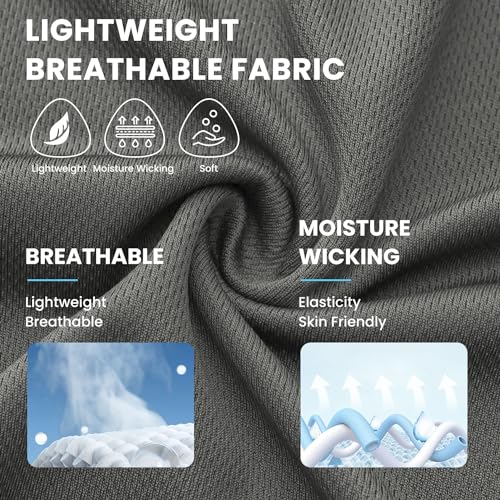 Big and Tall Mens Polo Shirt Moisture Wicking Sport Golf Shirts 2XL-6XL4